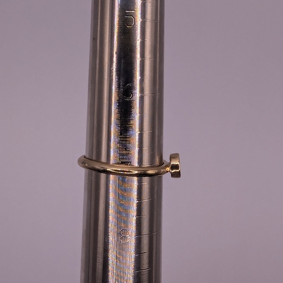 Gold and green American Apparel rings - Picture 4 of 5